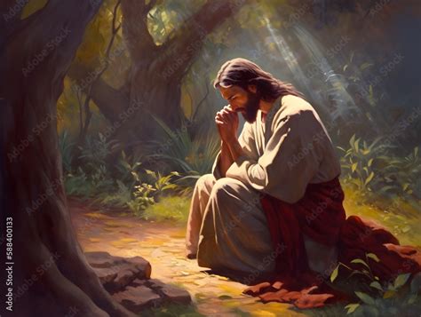 Jesus Praying in the Garden