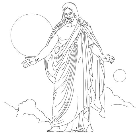 Jesus Printable Coloring Pages for Kids and Adults