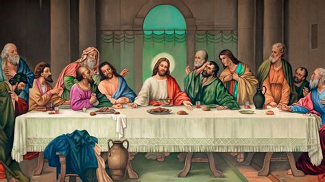 Jesus last supper coloring page