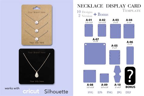 Jewelry Display Card Ideas for Specific Types of Jewelry