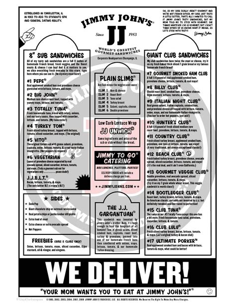 Jimmy Johns Ordering Tips