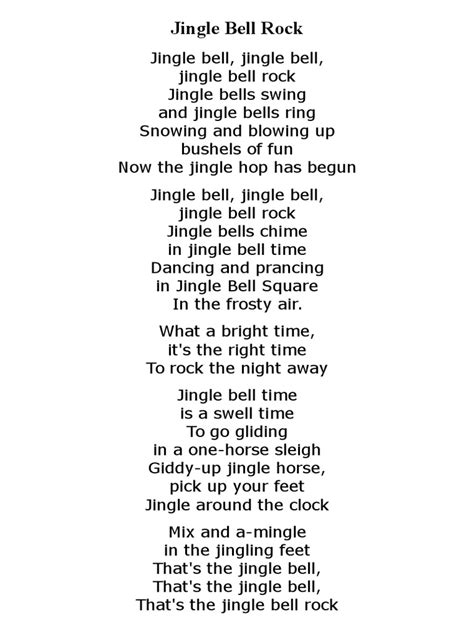 Jingle Bell Rock Lyrics