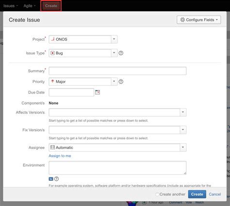 Jira Ticket Template Example 1