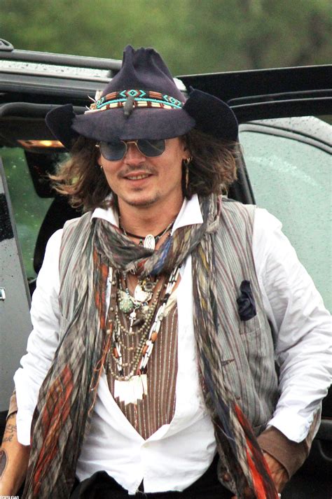 Johnny Depp's Bohemian Chic Look