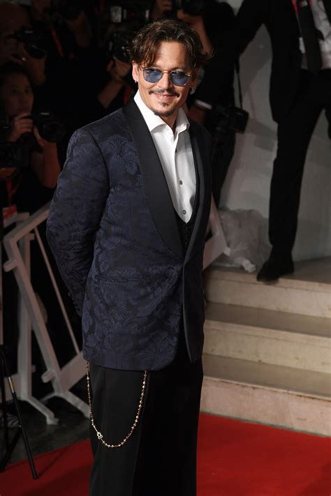 Johnny Depp's Red Carpet Look