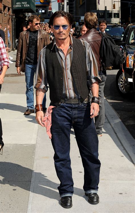 Johnny Depp's Street Style