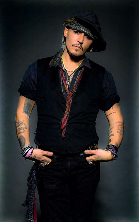 Johnny Depp's Trendy Look