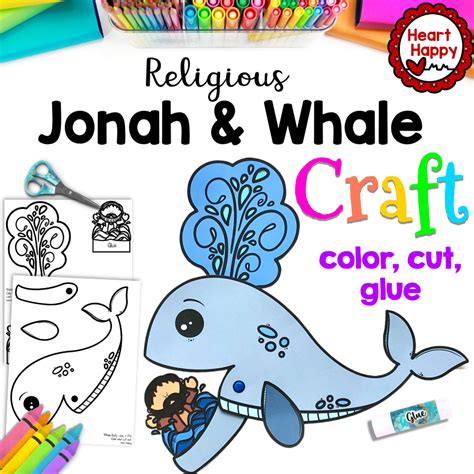 Jonah and the Whale Craft Template