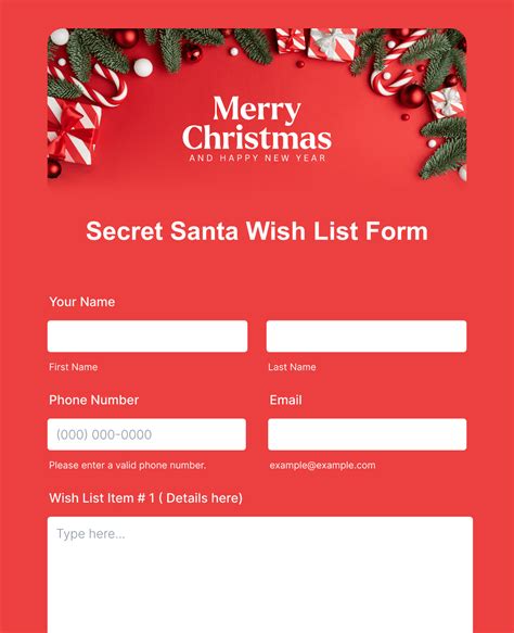 JotForm Secret Santa