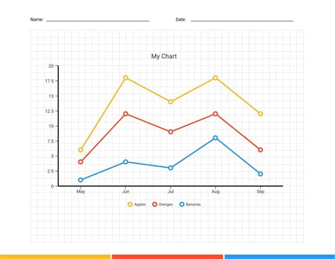 Journalism Line Graph Template