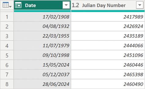 Julian Day Number VBA