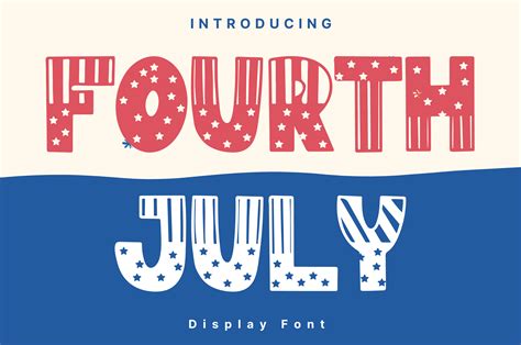 July 4th Powerpoint Fonts and Typography