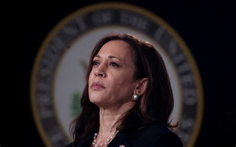 Kamala Harris Speaking at a Conference