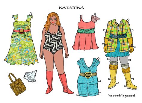 Katarina Paper Doll