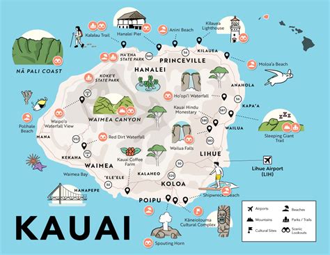 Kauai Map Image 1