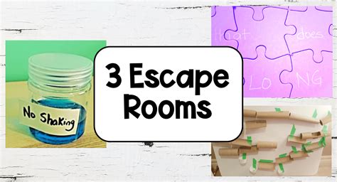 Kids Escape Room Examples