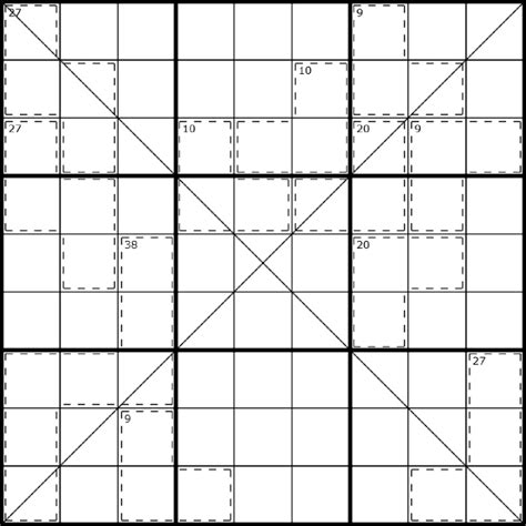 Killer Sudoku with Diagonal Constraints