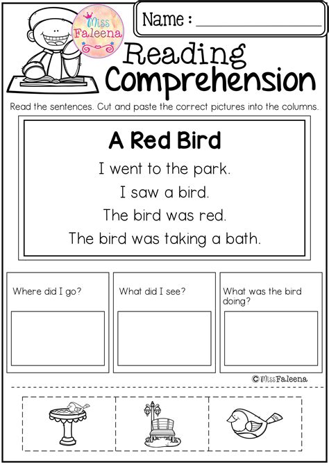 Kindergarten Reading Worksheets and Activities