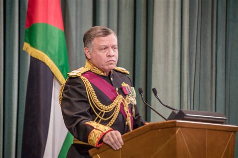 King Abdullah II Addressing Nation