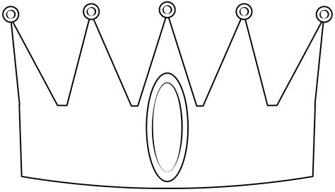 Image of a king crown template