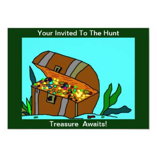 Kwazii's Treasure Hunt Invitation