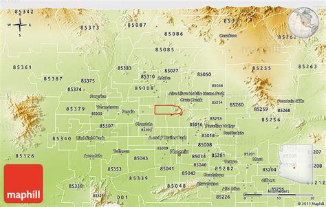 La Mesa Zip Code 91944 Map