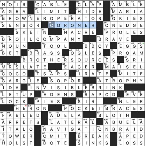 LA Times Crossword Puzzles