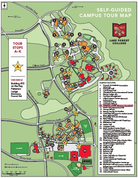 Lake Forest College Campus Map