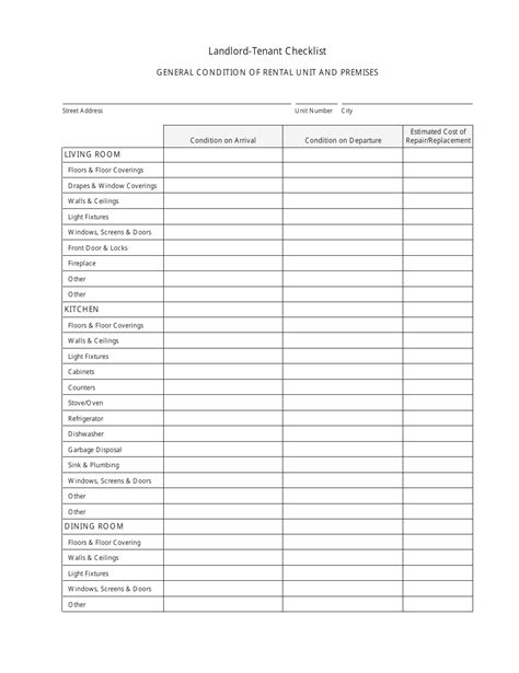 Landlord Tenant Template