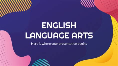 Language Arts PPT Templates