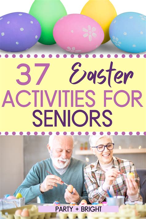 Large Print Easter Activities For Seniors