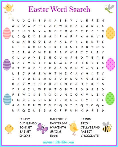 Large Print Easter Crossword Puzzles For Seniors