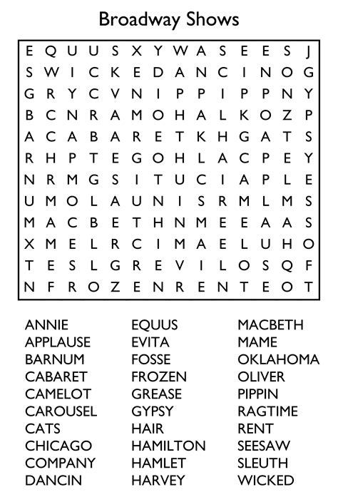 Large print word search designed for social interaction