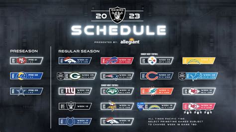 Las Vegas Raiders 2023 Schedule Printable 10