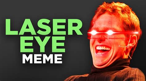 Laser Eyes Alien Meme