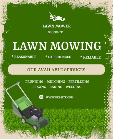 Lawn Service Flyer Ideas