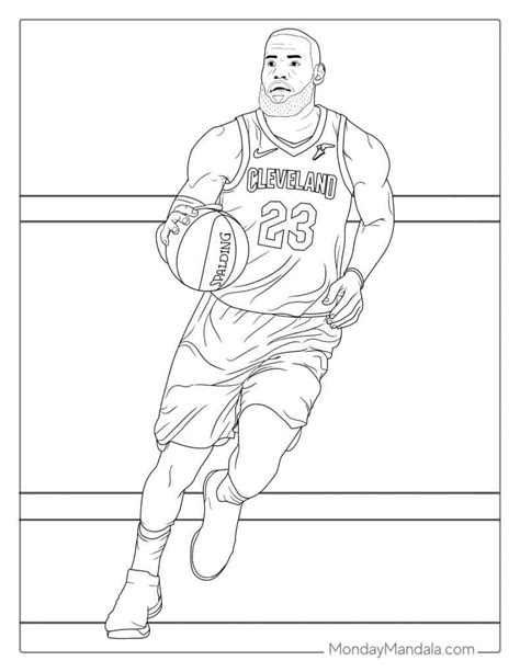 Lebron James Coloring Pages