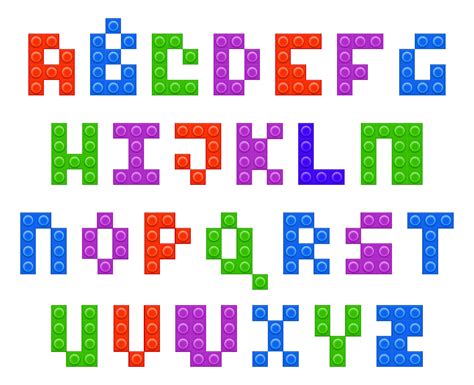 Lego Alphabet Letters for Kids