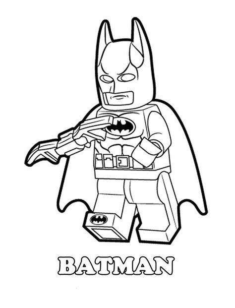 Lego Batman Coloring Pages