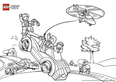 Lego City coloring pages