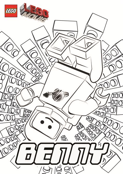 Lego coloring pages for kids