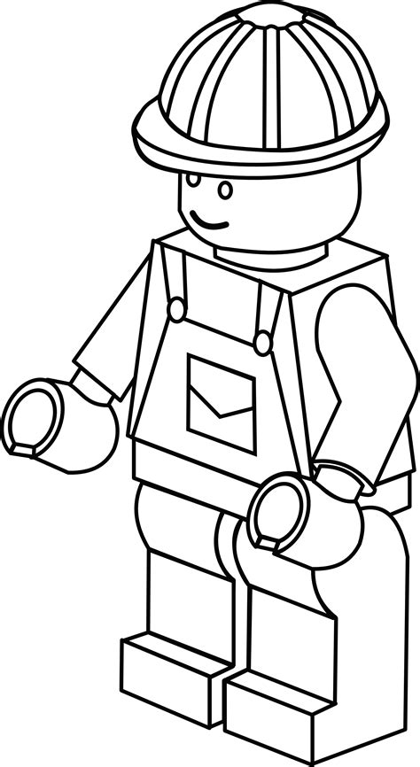 Lego Coloring Pages For Kids