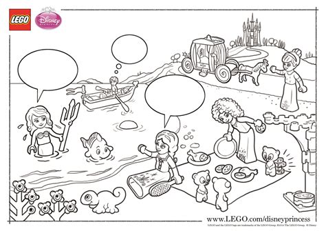 Lego Disney Coloring Pages