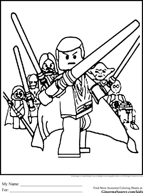 Lego Star Wars coloring pages