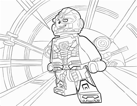 Lego Superhero Coloring Pages