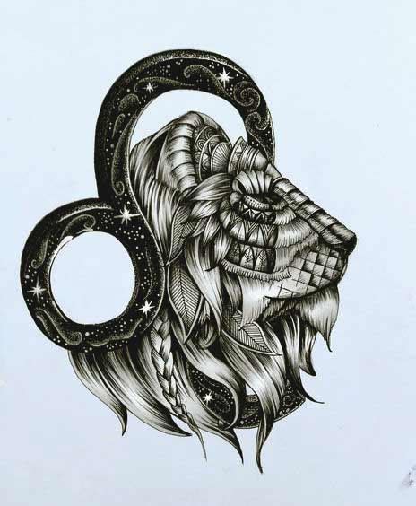 Leo Tattoo Designs