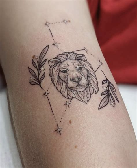 Leo Tattoo Ideas for Women