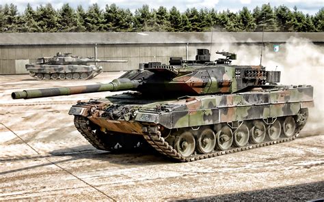 Leopard 2A7 Tank Front View