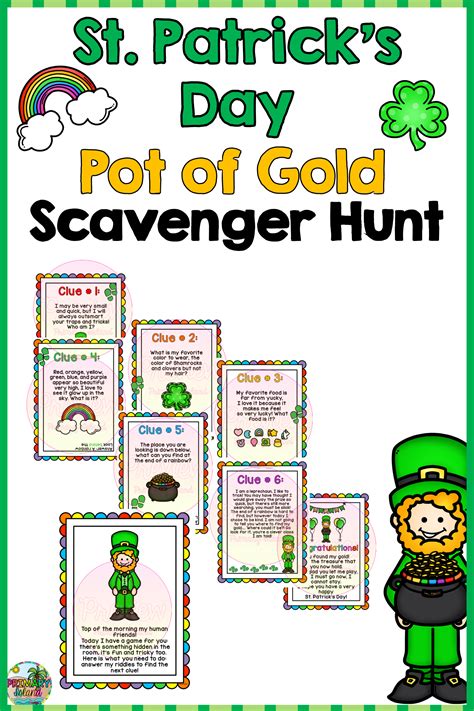 Leprechaun Alphabet Scavenger Hunt