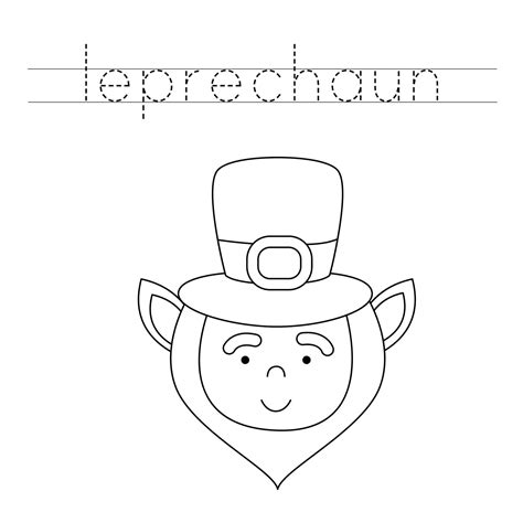 Leprechaun Alphabet Tracing